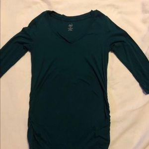 Green maternity top